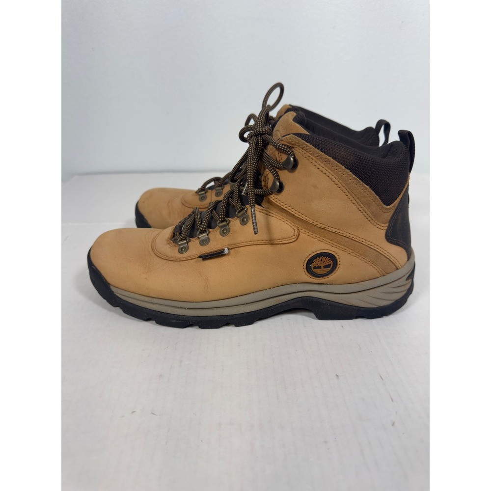 Timberland Mens Waterproof Leather Hiking Boots Wheat Tan Brown 11.5 Gorpcore